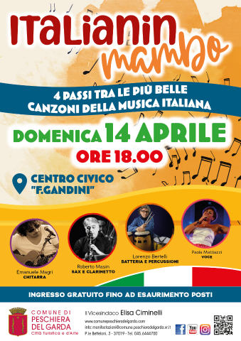 Evento musicale dal titolo “Italianinmambo”